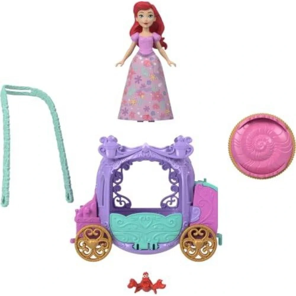 Disney Princess Carriage Reveal Surprise Mystery Small Doll Vehicle Figure